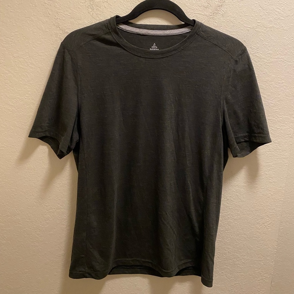Prana Dark Grey Prospect Heights Crew Tee Size Xs View 2